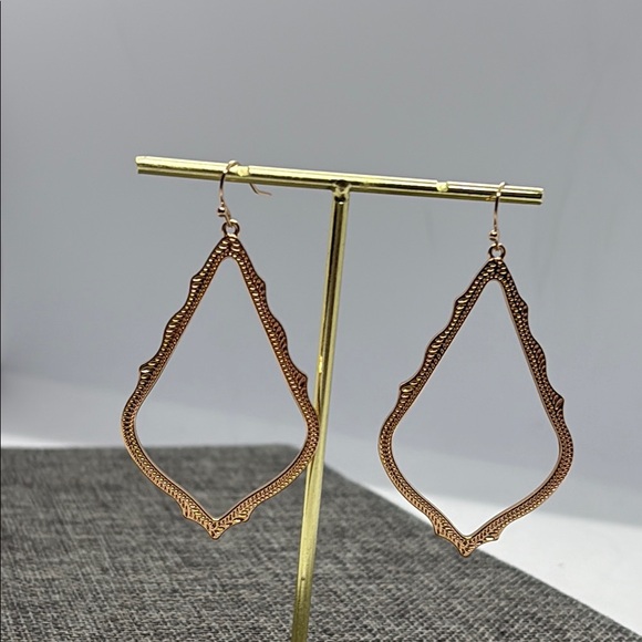 Kendra Scott Sophee Gold Teardrop Earrings - Picture 2 of 6